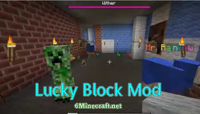 Lucky Block Mod 1.13.2/1.13.1/1.12.2/1.11.2/1.10.2 - Spawn 